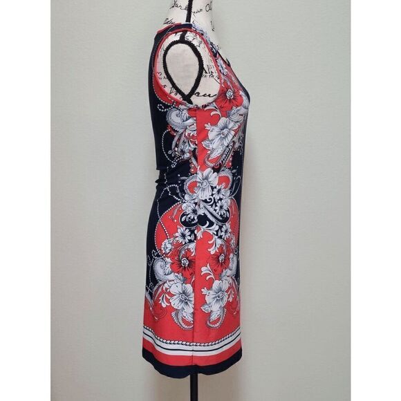 MLLE GABRIELLE Sleeveless Multicolor Floral Print Dress SIZE PS - Picture 11 of 11